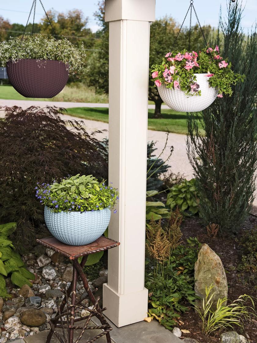 Woven Dry Basket Planters