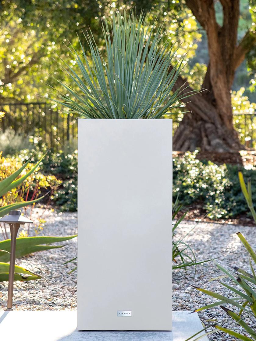 Veradek Metallic Series Tall Pedestal Planters Gardener's Supply