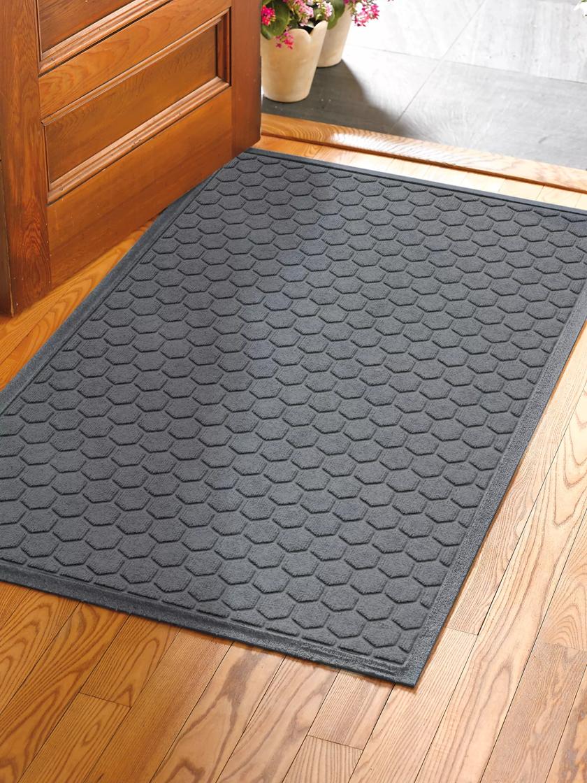 Clean Step Mat Gray (Single Mat) Water Mud and Dirt Non Slip