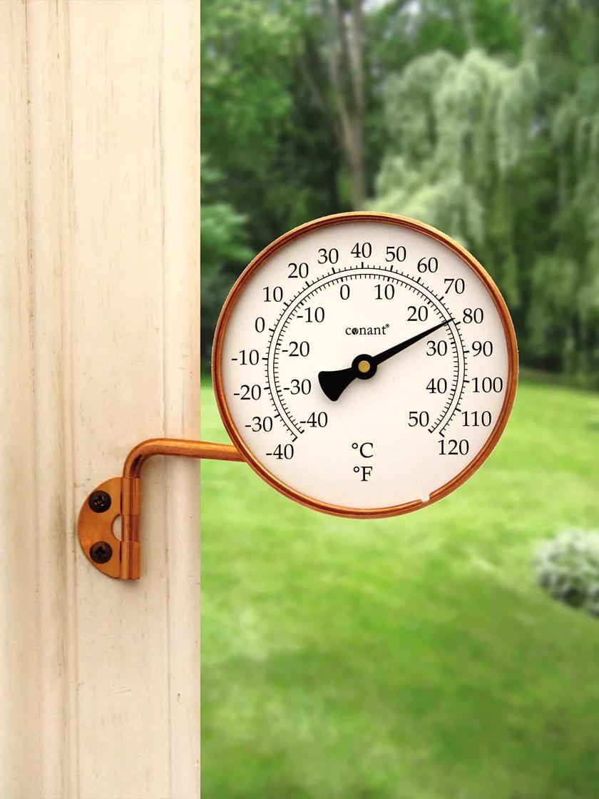Vermont Copper Dial Thermometer by Conant Custom Brass