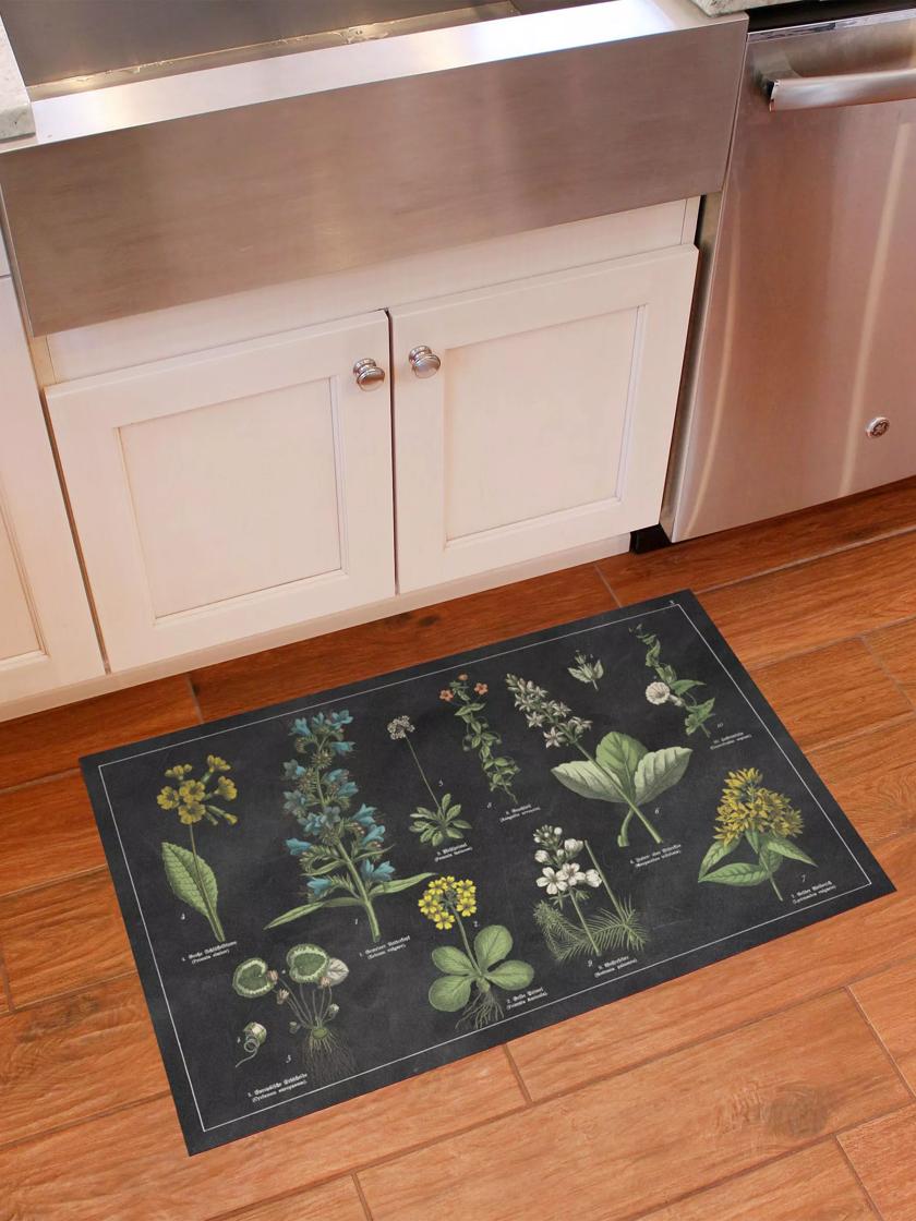 Holiday Botanical Premium Kitchen Comfort Mat