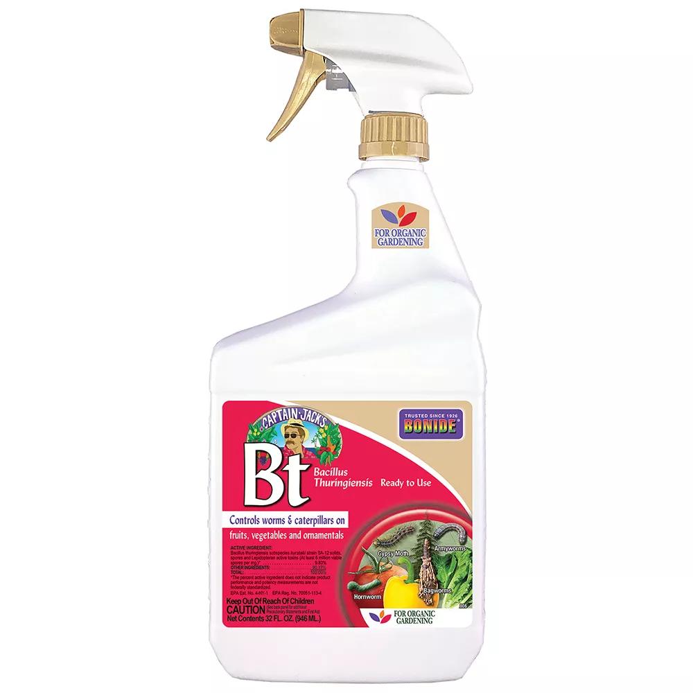  Bonide Thuricide BT Concentrate, 8 oz Ready-to-Mix Solution for  Caterpillar, Moth and Worm Control in Lawn and Garden : Patio, Lawn & Garden