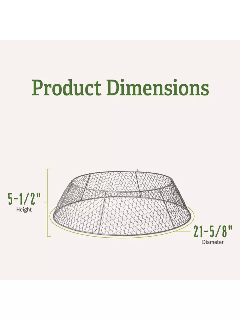 Gardener's Supply Company Sturdy Chicken Wire Cloche Plant Protector  Extension