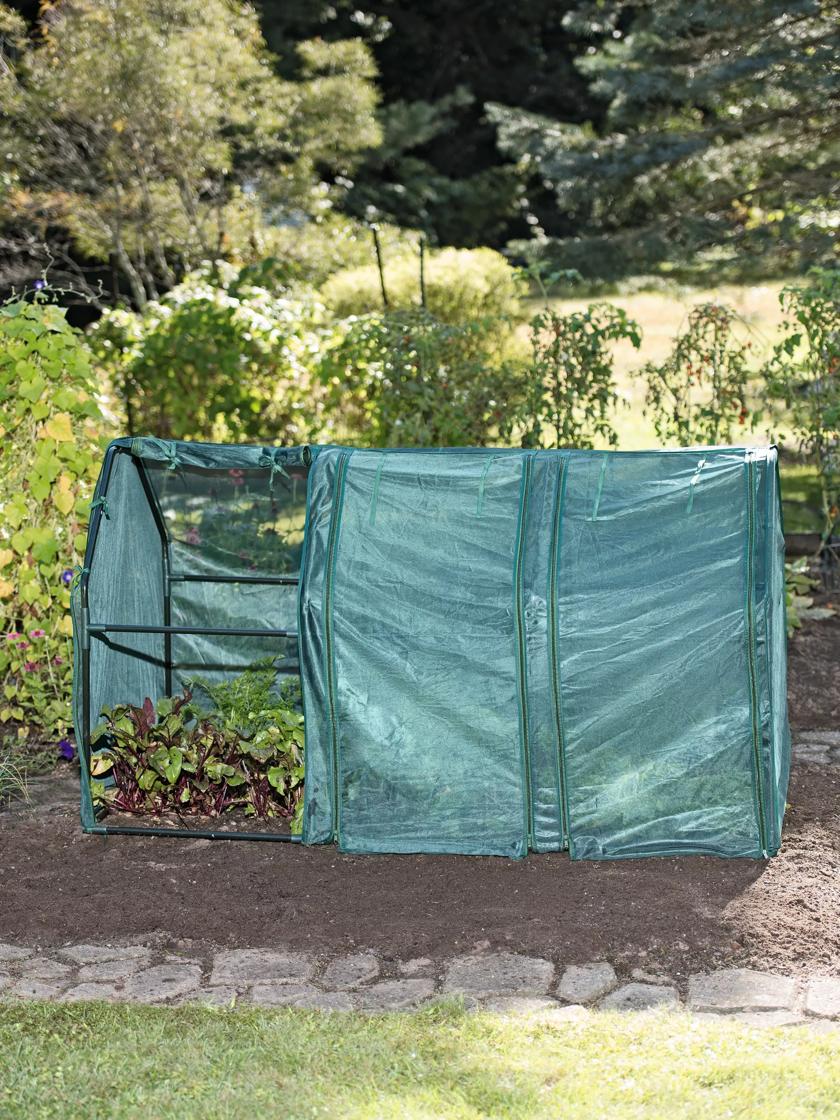 Gardeners Supply Company Multi-Season Plant Protection Grow Tent Cover |  Outdoor Greenhouse Gardening Plants, Flowers and Vegetable Garden Netting