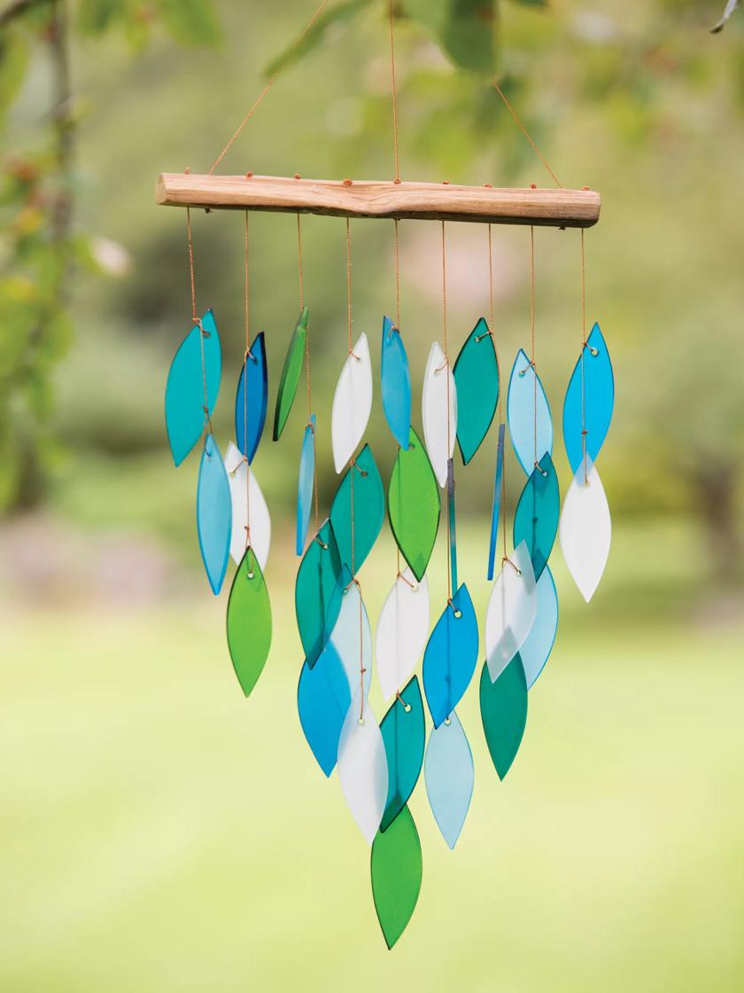 Premium Photo  Heart shape wind chimes detail