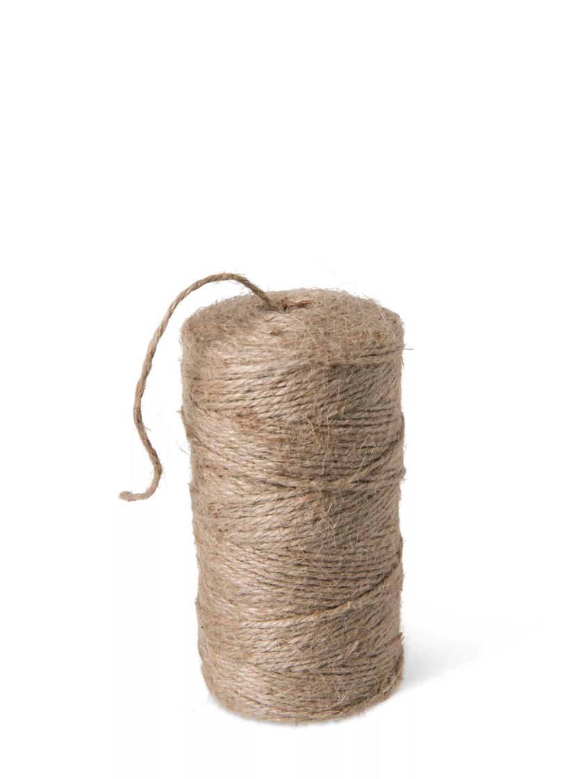 Jute Rope - Natural Jute Twine String 2 ply 400ft Thin Rope for Gift Box  Packing, Decorating, Gardening