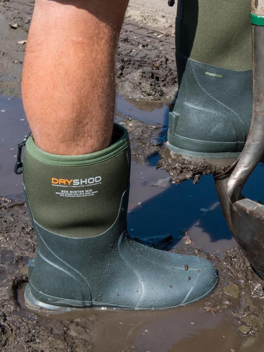 Solid Rubber Outsole – Dryshod Waterproof Boots