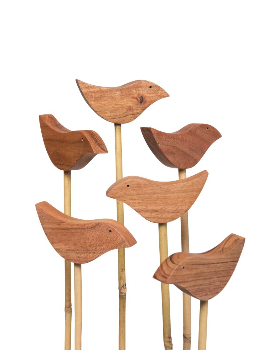 Bamboo Cane Topper | Bird Design