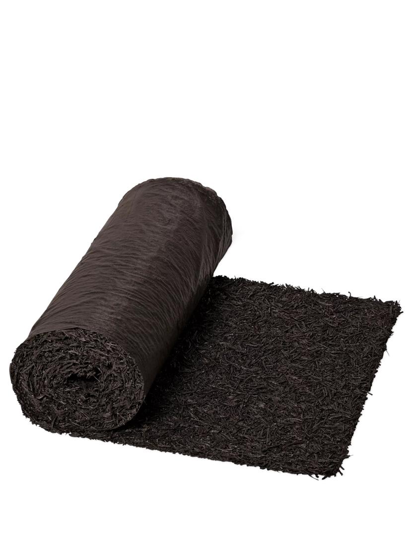 Square Recycled Rubber Mulch Weed Mat - 4 ft x 4 ft by Conserv-A-Store