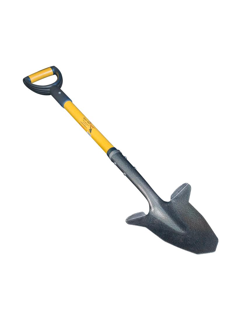 Spear Head Spade - Reinforced Fiberglass Gardening Shovel with Cushioned D Grip