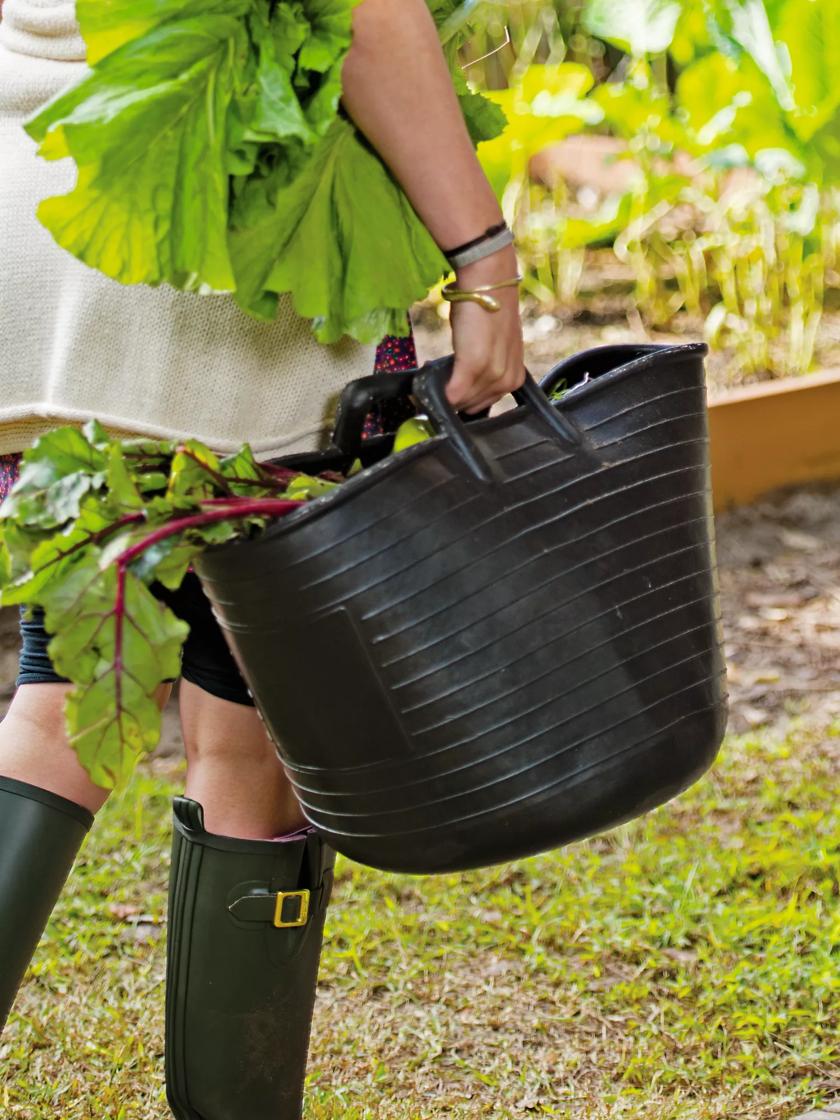 Garden Trug - Heavy Duty 100% Recycled Rubber Trug 8.7 gal - Trug Tub