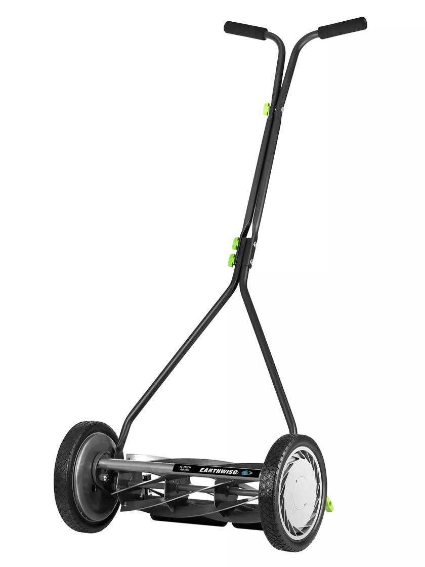 EARTHWISE 18Reel Mower with Trailing Wheels 