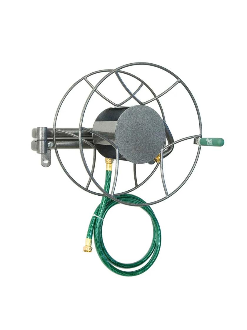 Expert Gardener Heavy-Duty 100-Foot Mounted Hose Reel 