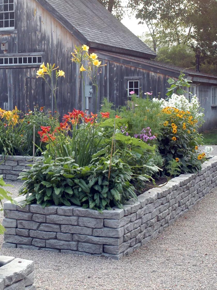 Rock Lock Raised Garden Bed - Straight Rock