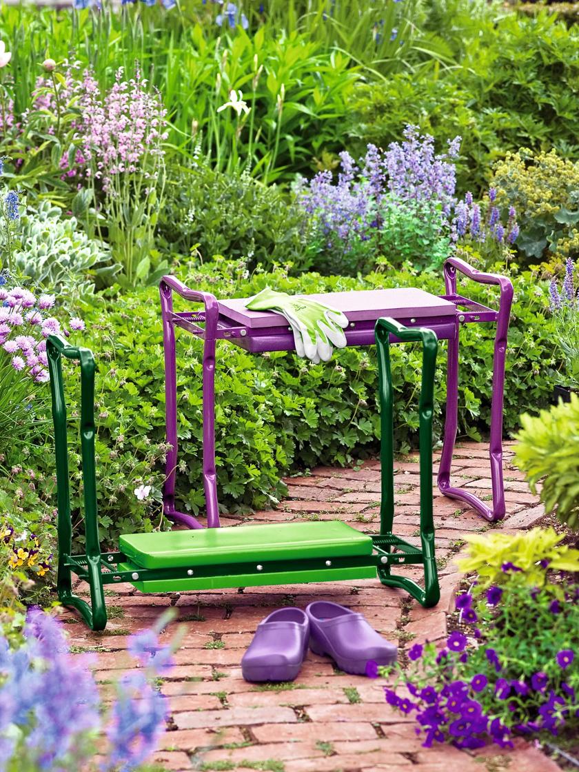 The folding garden discount kneeler and seat