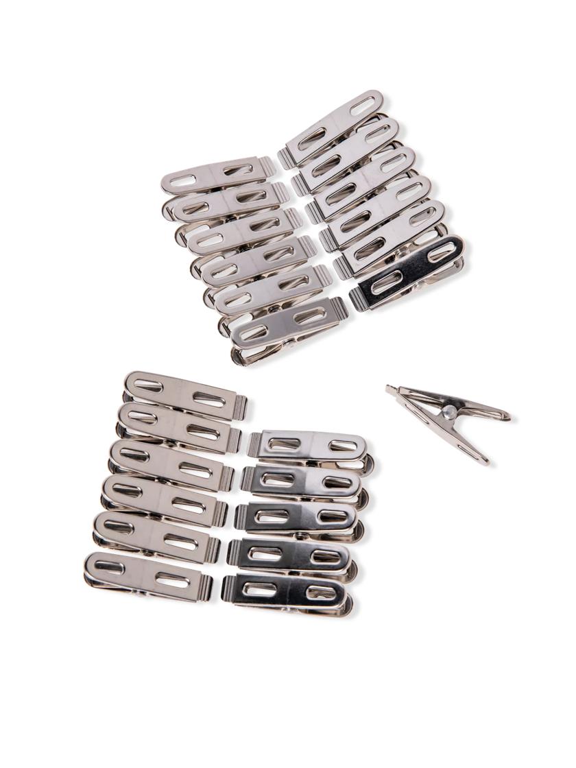 Metal Mini Garden Clips 2, Set of 24