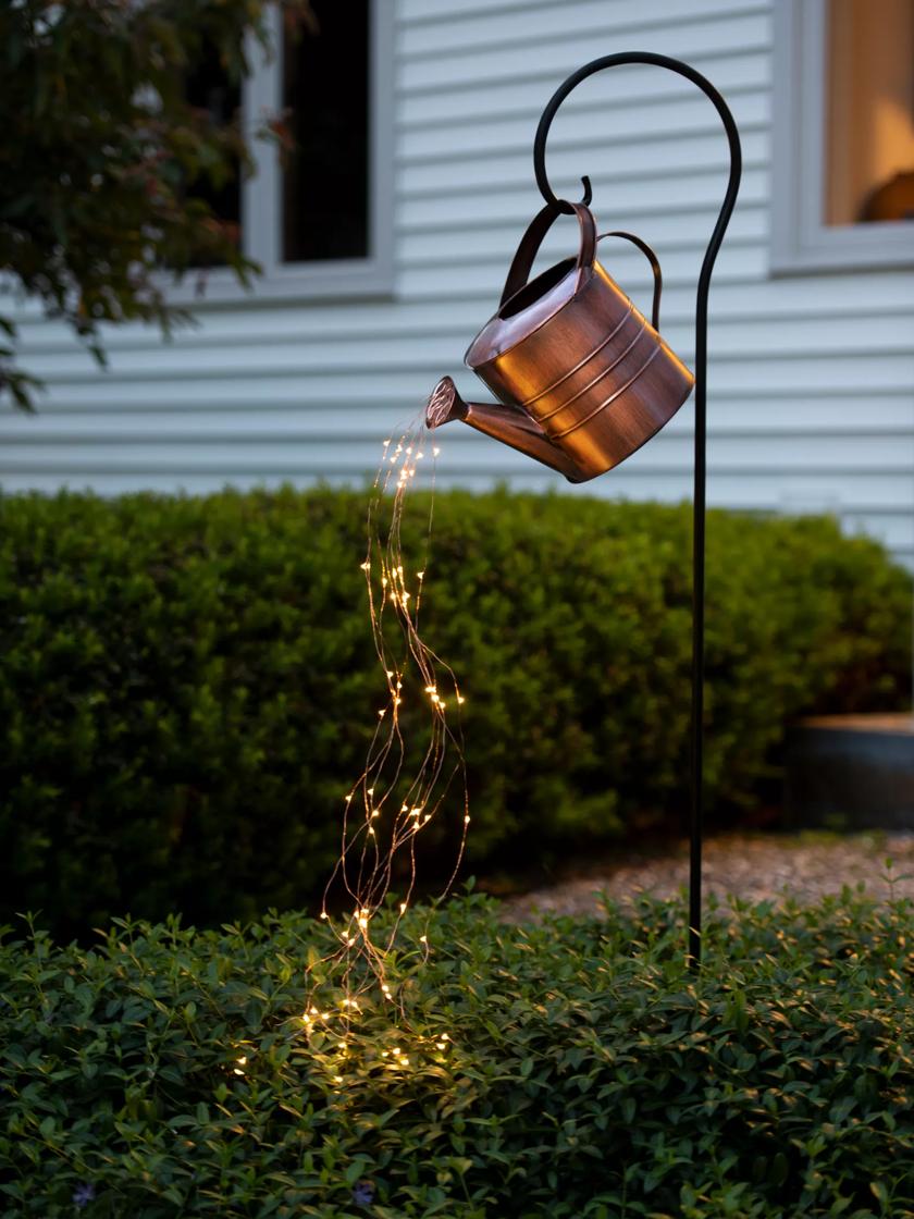 Star Shower Watering Can Decor with Lights