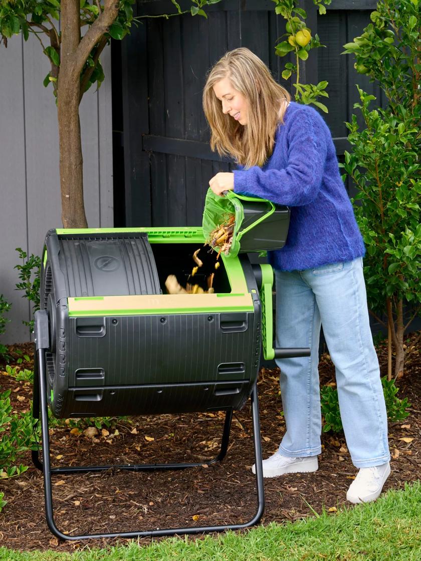 How to Use a Compost Tumbler