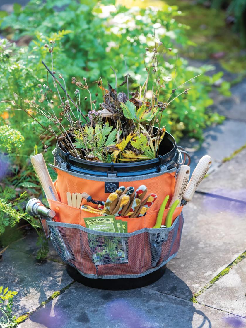 DIY Garden Tool Bucket Organizer - The garden!