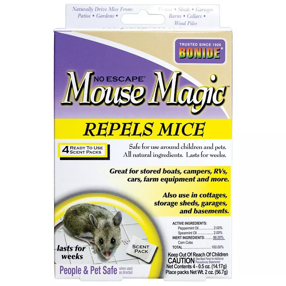 Mouse Away Rodent Repellent Pouches - Natural Mint Based Deterrent