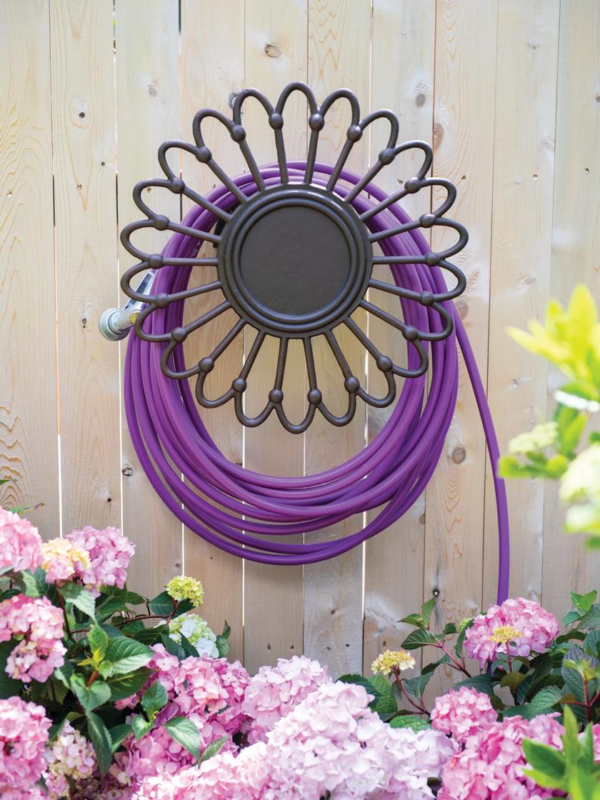 Daisy Wall-Mount Garden Hose Hanger