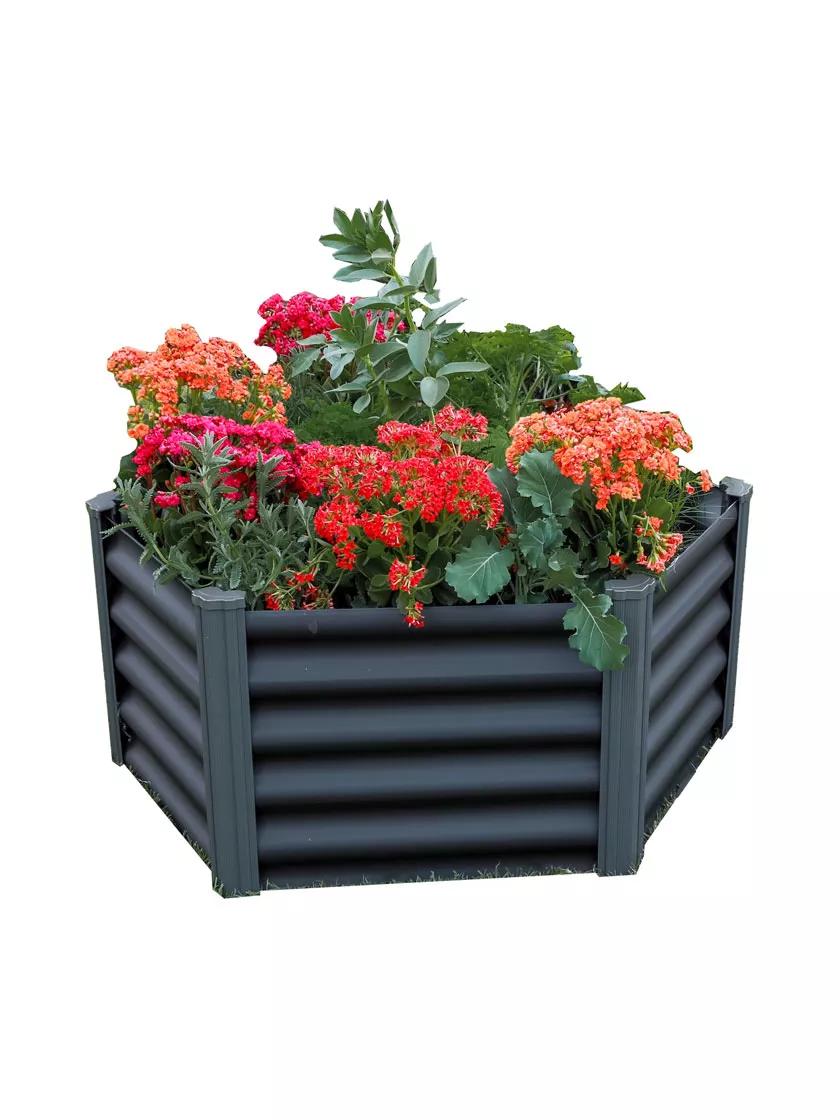 Organic Hexagon Raised Garden Bed Gardener's Supply