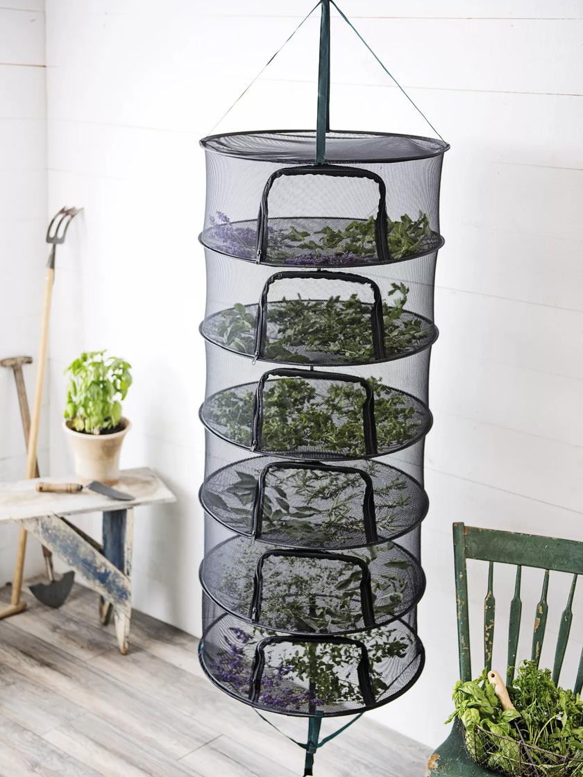 Herb Drying Rack, Drying Net Herbs, 1/2/3 Layer Hanging Mesh Net