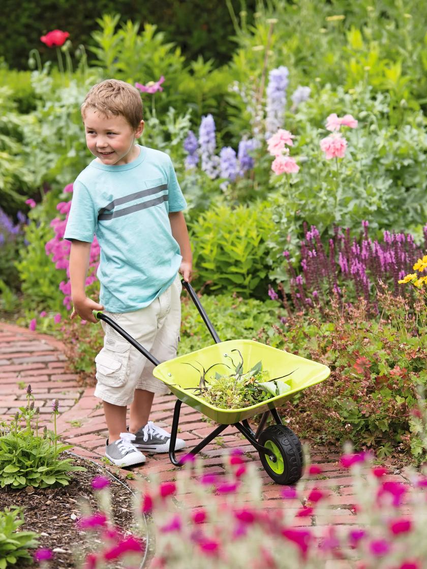 Kids Wheelbarrow - Wheelbarrow for Kids - Kids Metal Wheelbarrow