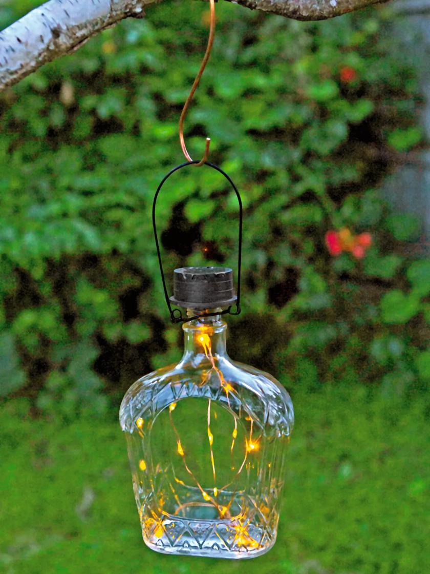  Green Empty Wine Bottle With Twinkle Fairy Lights