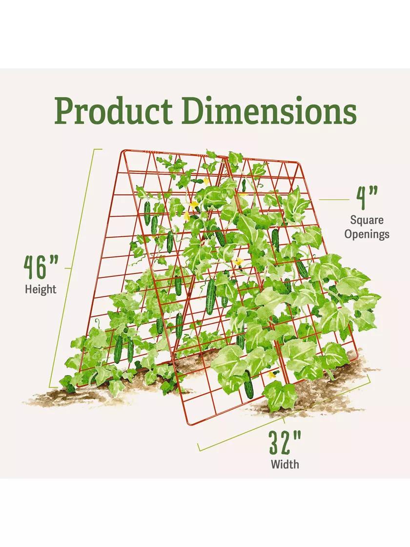 Deluxe Cucumber Trellis Gardeners Supply