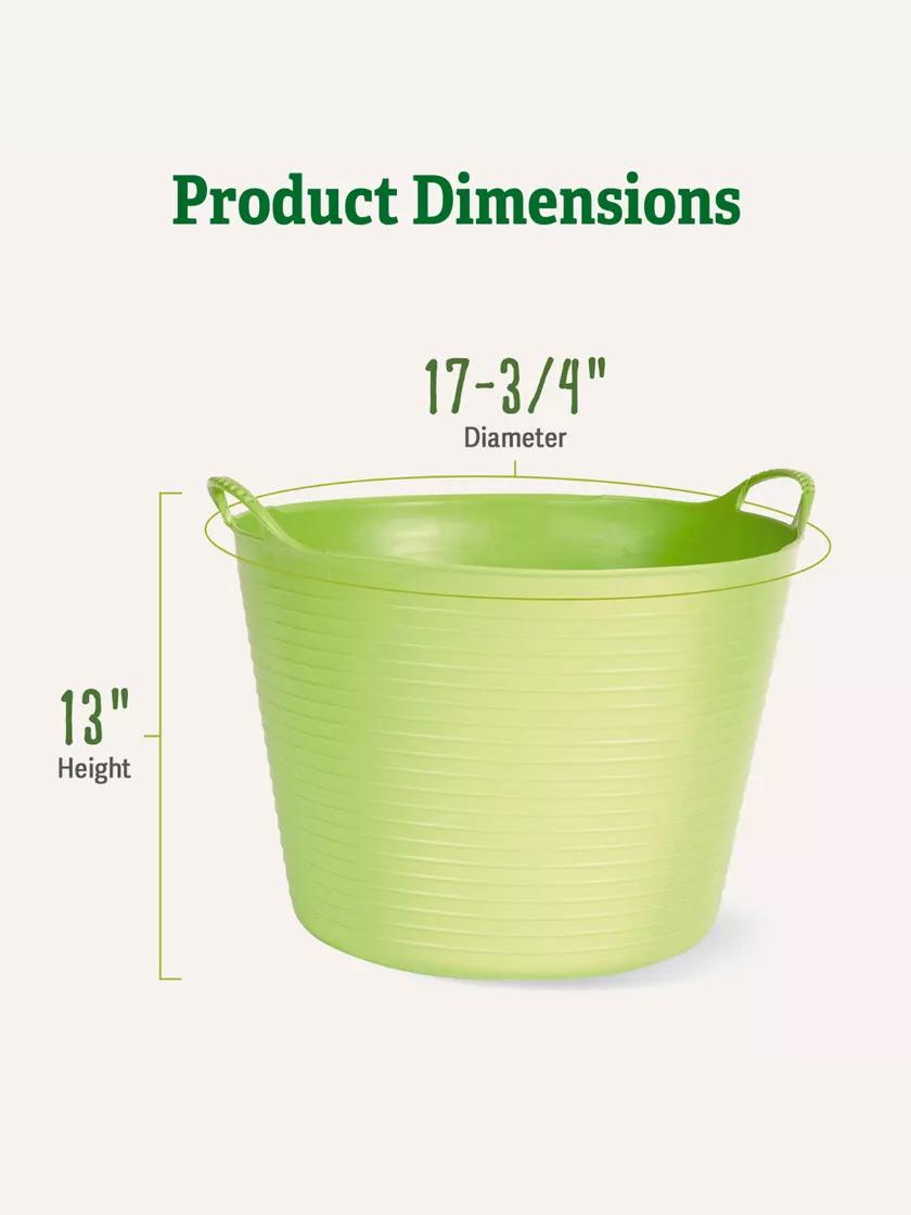 75L Plastic Flexible Storage Extra Large Flexi Tub Buckets Container Trug  Garden