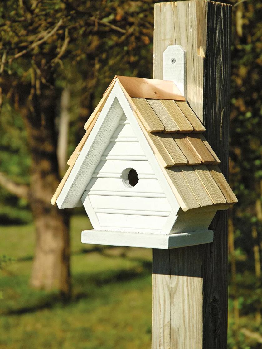 Wooden deals bird house