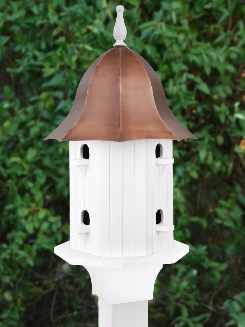 Dovecote Manor Copper Roof Bird House | Gardener's Supply