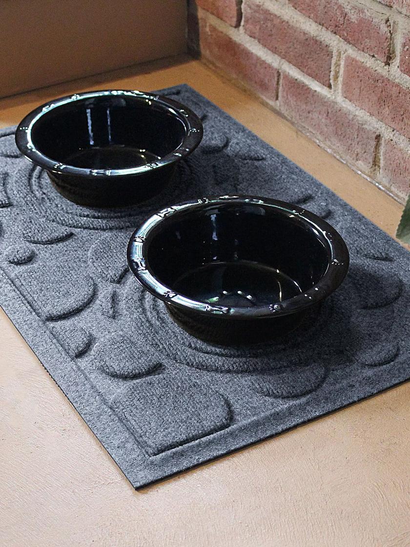 Pet Feeding Mat Dog Mat for and Water Absorbent Dog Water Bowl Mat No  Stains Eas