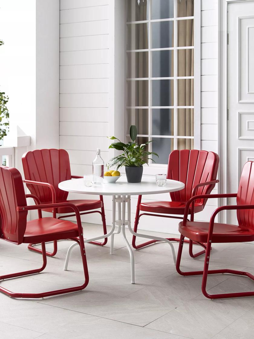 Retro outdoor dining online set