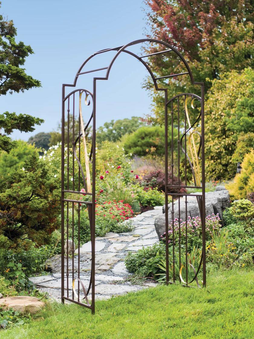 Nocturne Garden Arch - Metal Arch Trellis | Gardener's Supply