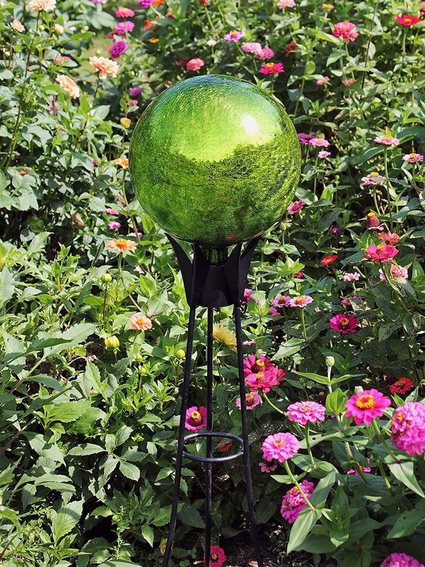 Garden Spheres Large Outdoor Achla Designs Crackled Glass Gazing Globe 12 Gazing  Ball, image size:840x1120