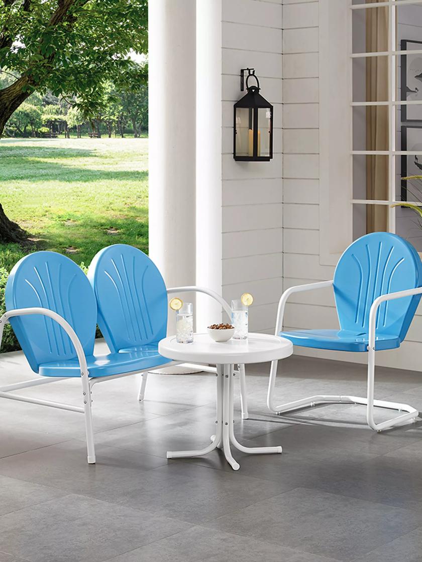 Crosley furniture griffith metal best sale outdoor chair