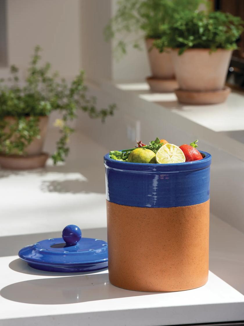 Ceramic & Terra Cotta Compost Crock