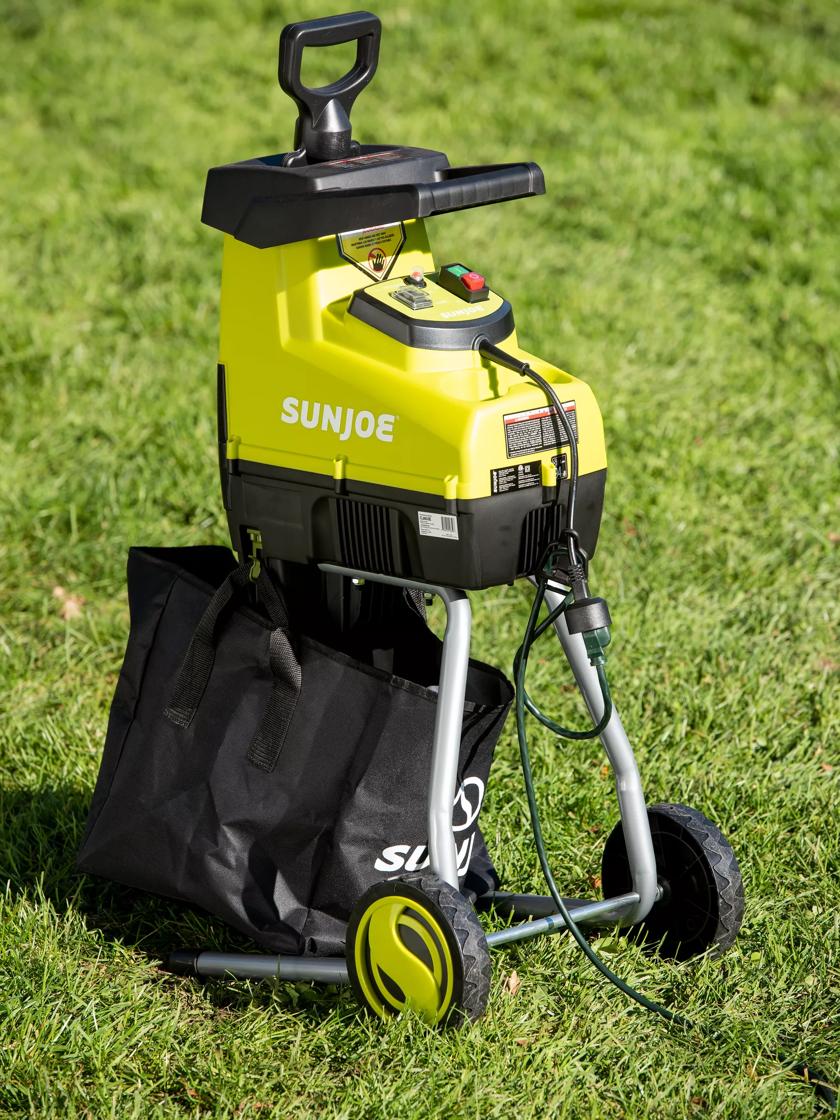 Sun Joe 1.7 Inch Cutting Diameter Electric Silent Wood Chipper