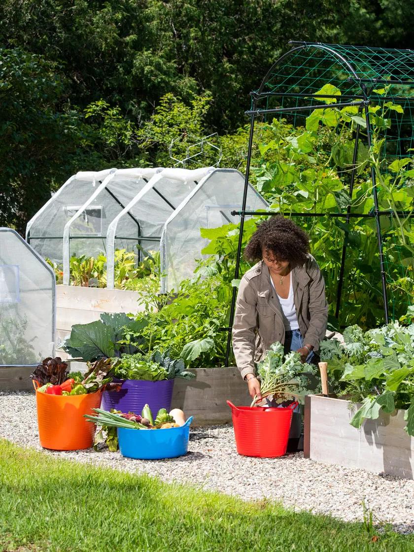 Garden Protection Tent Low Tunnel Hoop House Kit