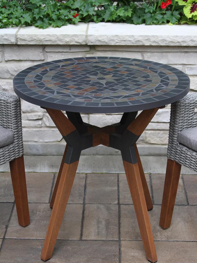 Outdoor Interiors® Mosaic Bistro Table Top with Mixed