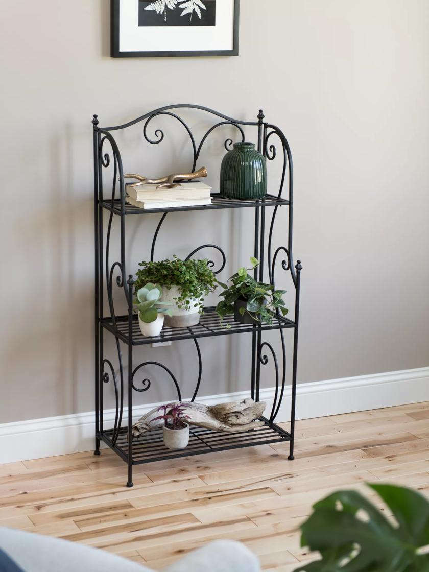 Metal bakers rack online for plants