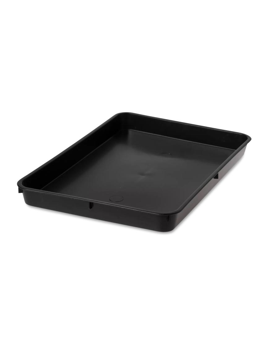 1 Inch Small Plastic Tray (Black)