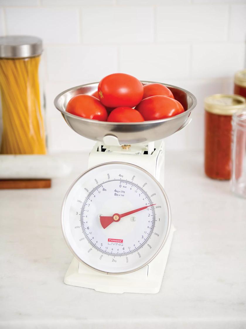 Typhoon Stainless Steel Retro Mechanical Kitchen Scale