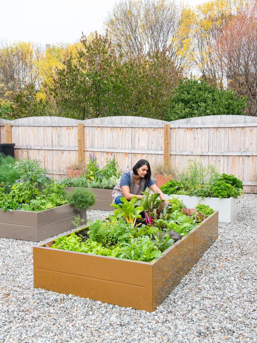SRL . GARDEN BED I - SHELF garden bed 箱無 pearl-white-veikous-raised-