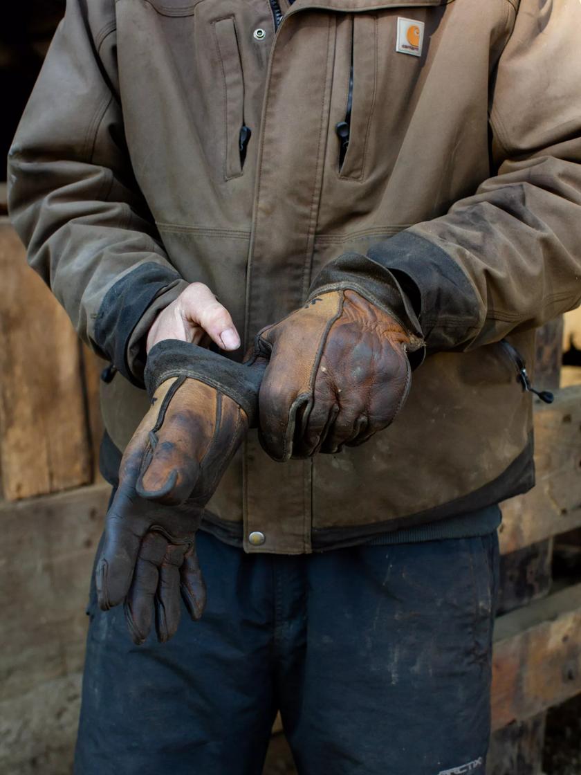 The Farmer Leather Work Glove by Vermont Gloves