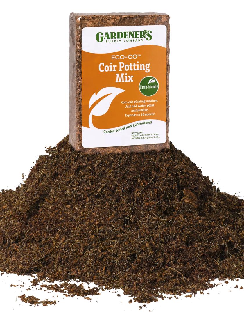 Teton Distribution 11 lbs. Coco Coir Potting Soil for Indoor Plants &Outdoor Plants, The Coconut Coir Potting Mix Is Great for Microgreens