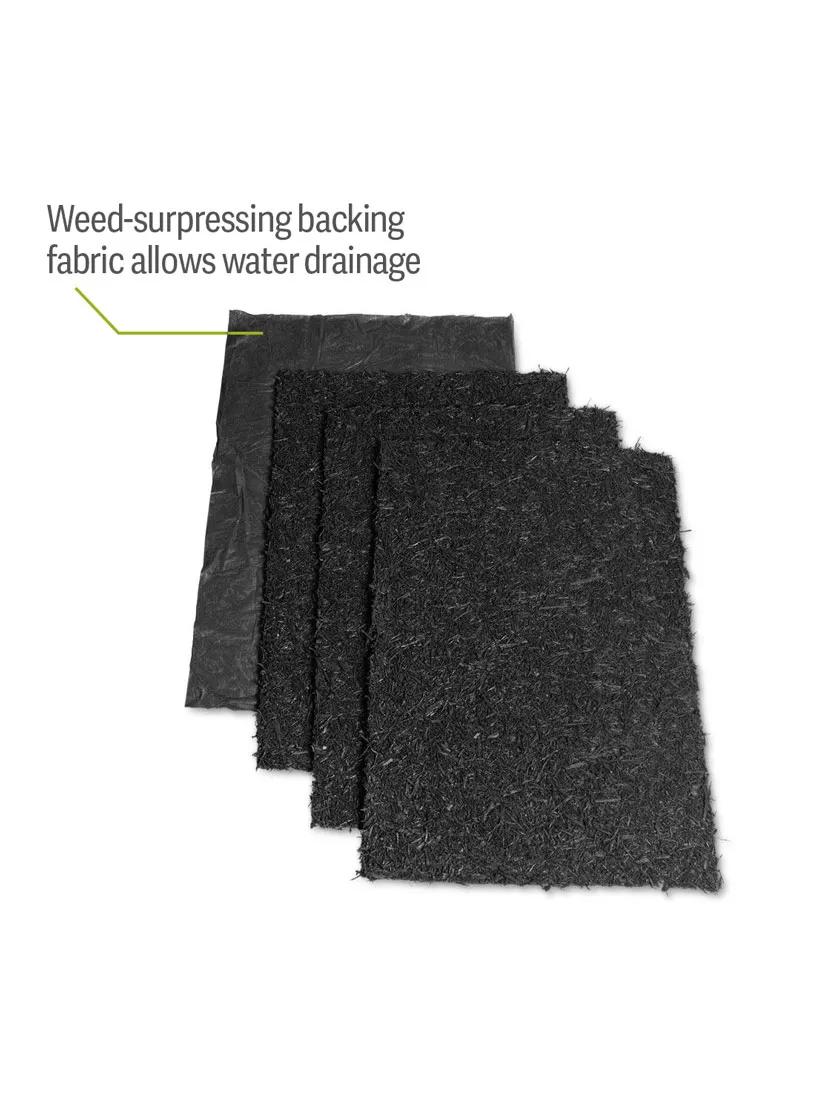Recycled Rubber Mulch Mats 3' x 2' | Gardener's Supply