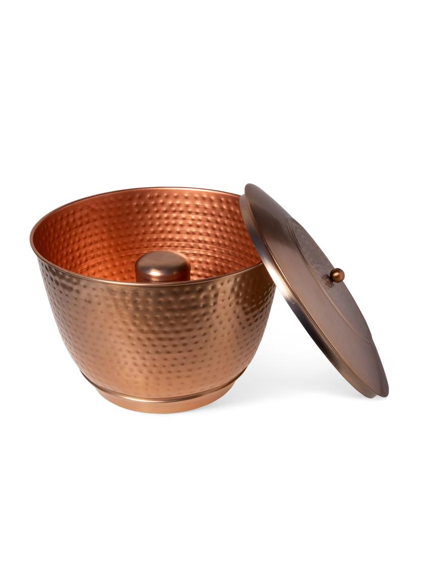 Hammered Copper Mini Pinch Pot – BHFhome